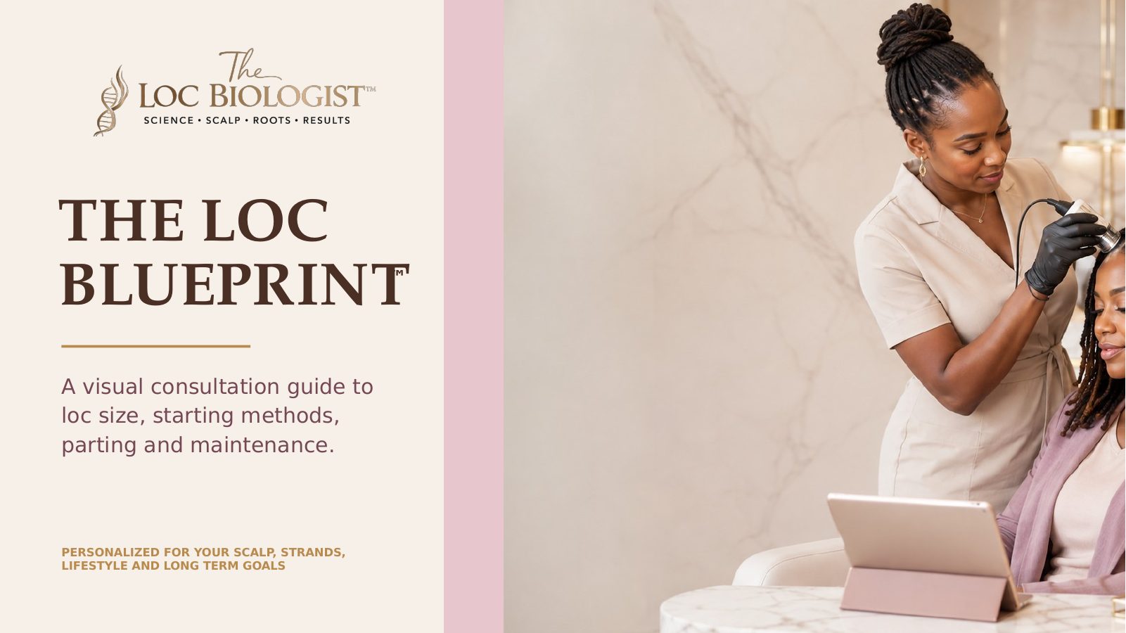 The Loc Blueprint consultation guide slide 1 of 16